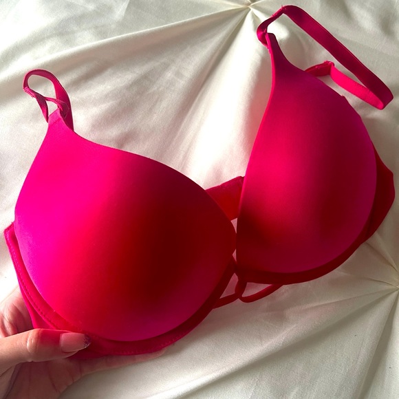 VS Miraculous Bombshell Bra Hot Pink - Picture 2 of 4
